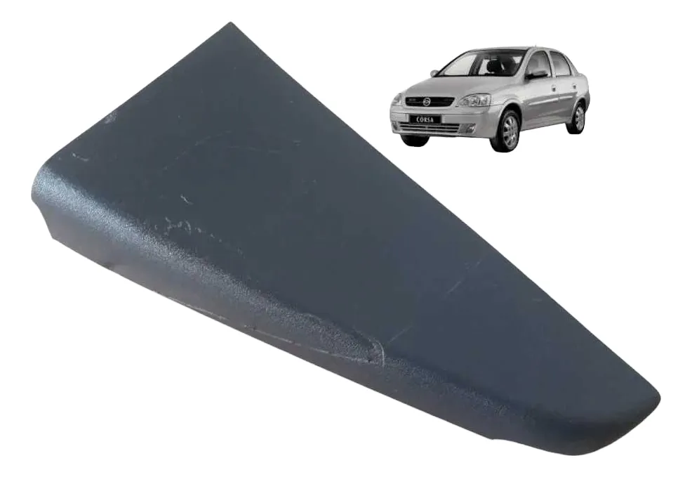 moldura porta traseira esquerda corsa 2012 com detalhe (sc)